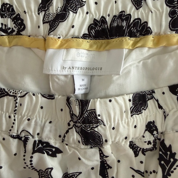 Anthropologie Glencairn Cropped Wide Leg Pant Sz M - Picture 7 of 9